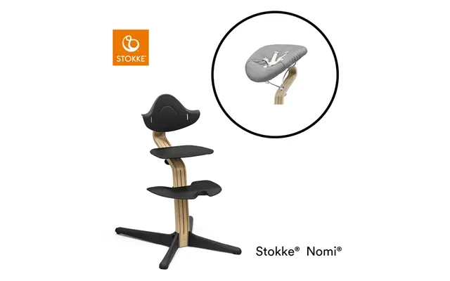 Nomi Stol Eg Inkl. Newborn Set - Eg Sort product image