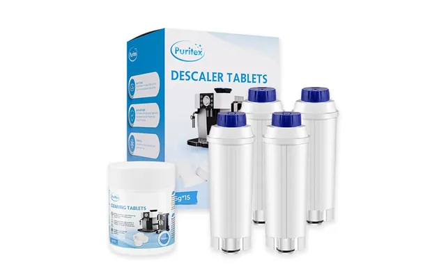 Delonghi Komplet Plejepakke Lille - Vandfilter, Afkalkning & Rengøringstabs