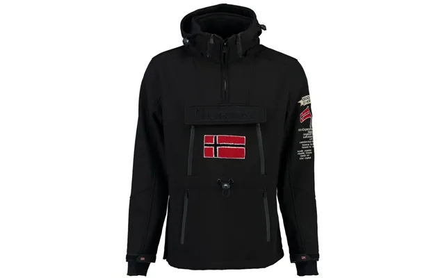 Geographical Norway Herre Anorak Softshell Jakke Tuilding - Black