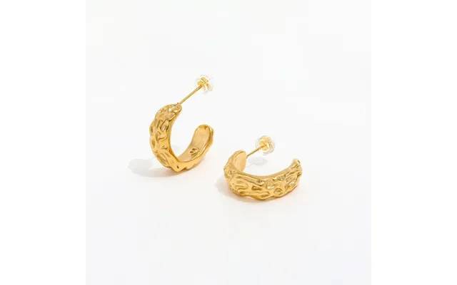 Muun Studios Irregulær C-formet Ørering 18k Guldbelagt Oe015 - Guld