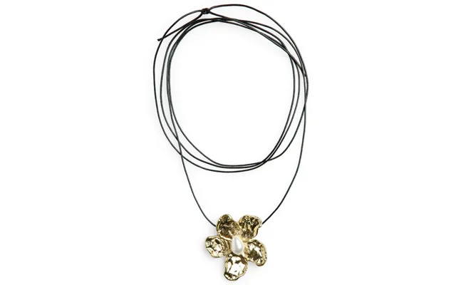 Pieces Dame Halskæde Pcsandra - Gold Colour Black