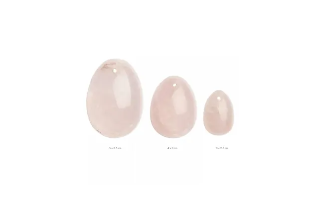 La Gemmes Rose Quartz Yoni Egg Set