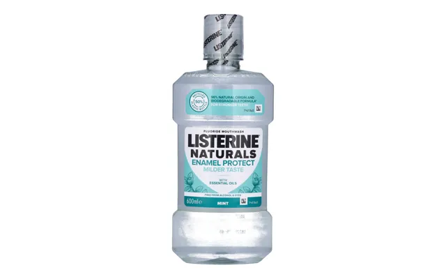 Listerine Mint Wash Natural Enamel Protect 600 Ml