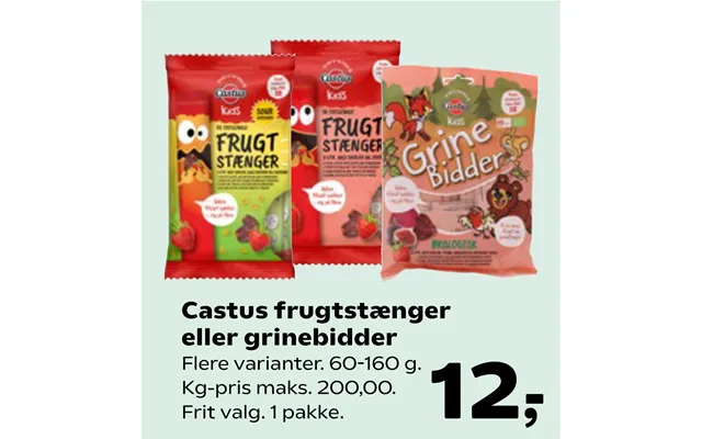 Castus Frugtstænger Eller Grinebidder product image