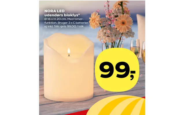 Nora Led Udendørs Bloklys product image