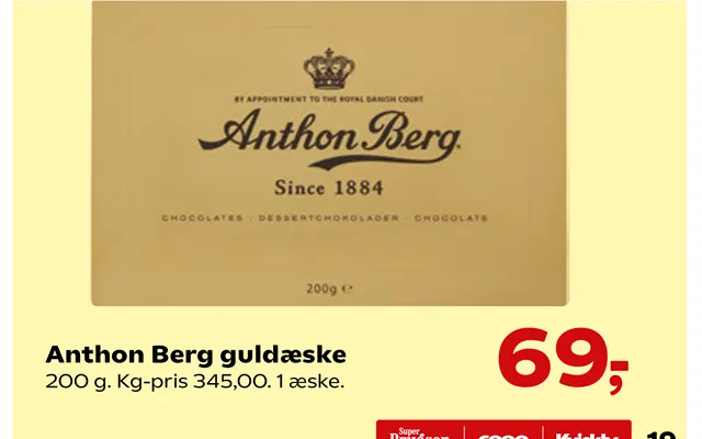 Anthon Berg Guldæske product image