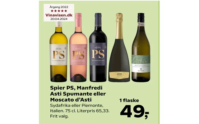 Asti spumante or moscato d’asti product image