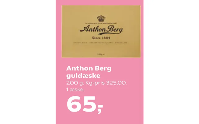 Anthon berg gold box product image