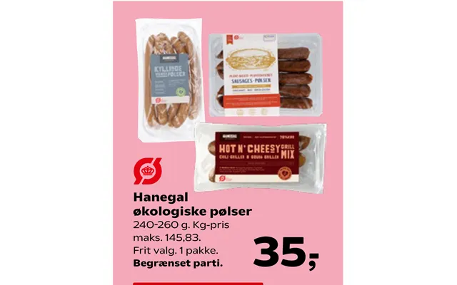 Hanegal Økologiske Pølser product image