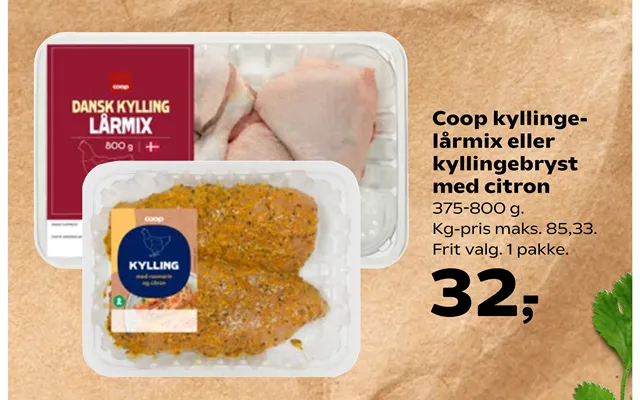 Lårmix Eller Kyllingebryst Med Citron product image