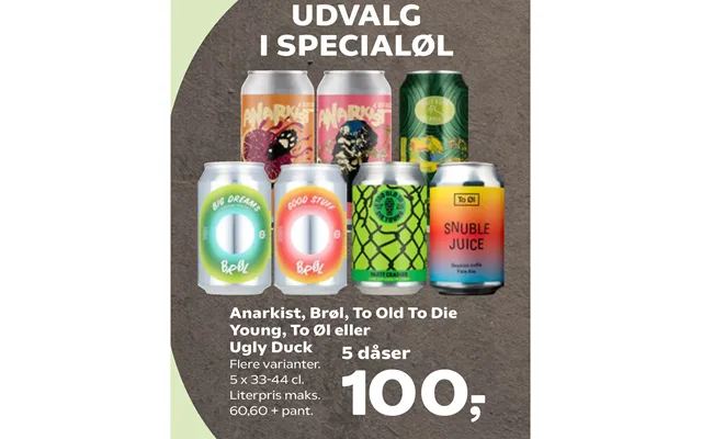 Anarchist, roar, two old two die young, two beer or ugly duck product image