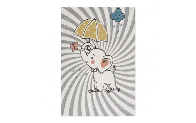 Børnetæppe Elefant Anime 9388 Creme 120x160 Cm
