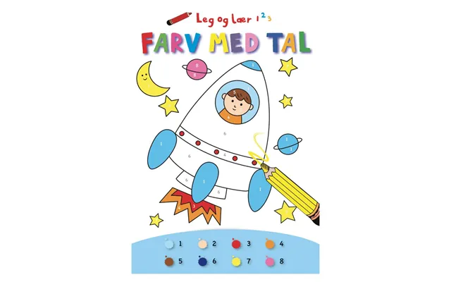 Bog - Leg & Lær, Farv Med Tal