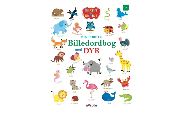 Bog - Min Første Billedord Bog Med Dyr