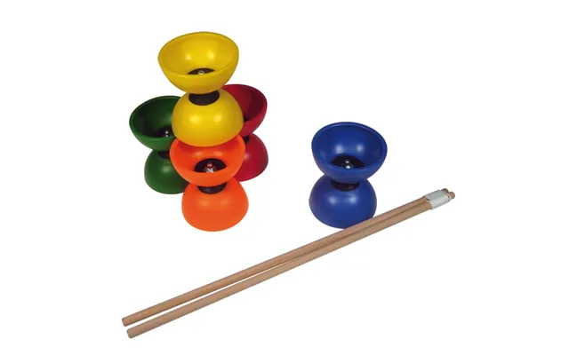 Diabolo Djævlespil Med Styrestave - Ø 10 Cm.