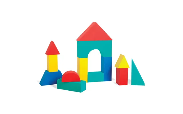 Edushape Store Skumbyggeklodser - 16 Stk