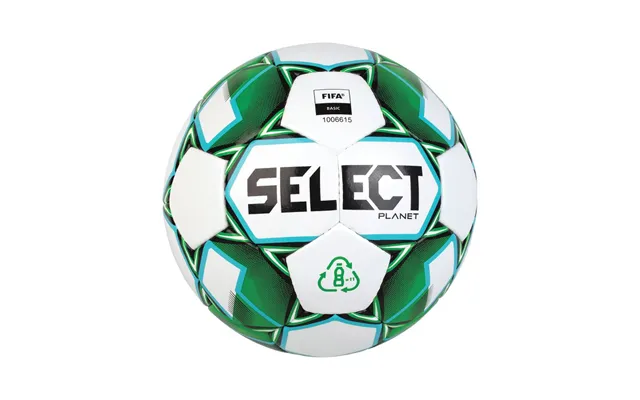 Fodbold Planet Hvid Grøn Str. 4