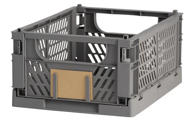 Foldbar Opbevaringskasse - Dark Grey L