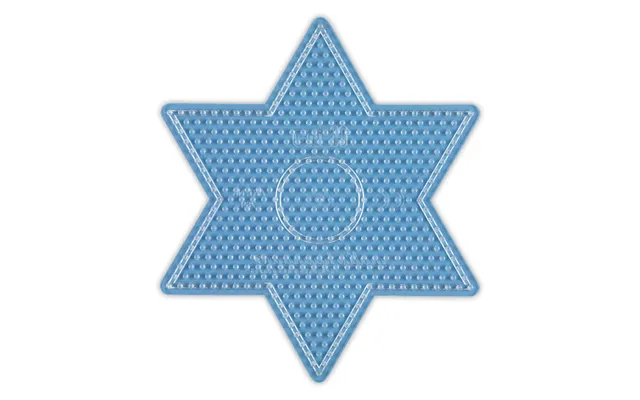 Hama Perleplade Midi - Stjerne Stor 14,5x16,5 Cm