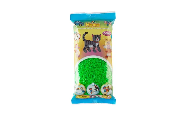 Hama Beads Midi 6000 Paragraph Fluorescent Green 205-42 product image
