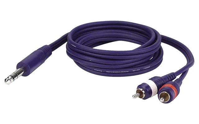 Jack Stereo Til 2 X Phono - 1,5 Mtr.