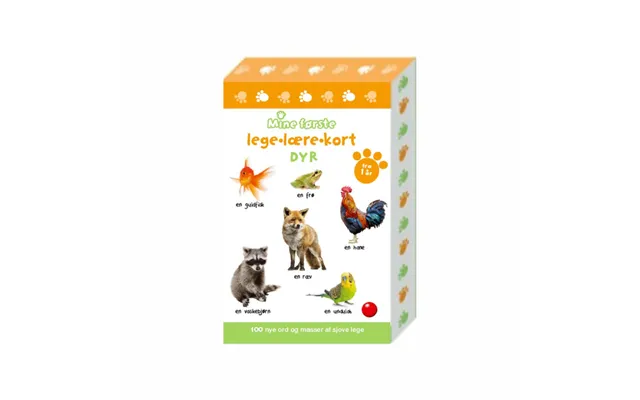 Lege-lære-kort Dyr - 1-5 År