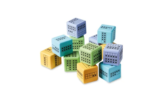 Mængde-ramme Terninger Ten Frames - Dåse Med 12 Stk