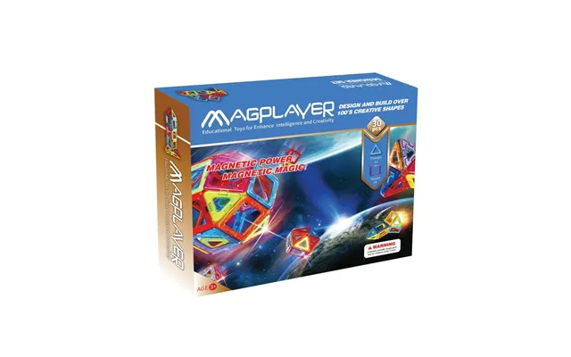 Magplayer Magnetlegetøj - 30 Dele