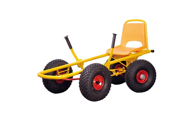Moon-car Gokart Den Originale Gule Med Luftgummihjul - Rabo