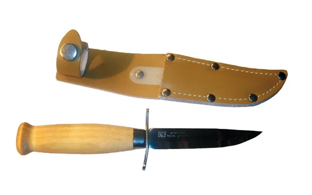 Spejderdolk - Kniv M. Birkeskaft Og Skede
