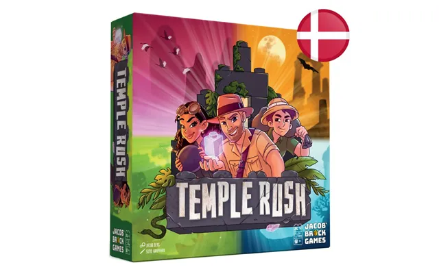 Temple Rush Familiespillet - Jacob Brick Games