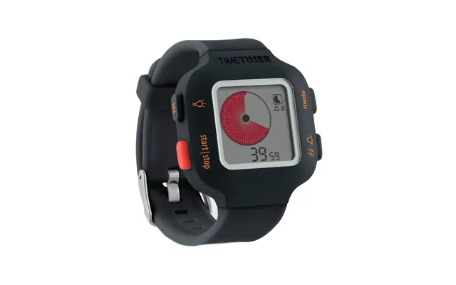 Time Timer Armbåndsur Til Barn Og Ung - Grå Orange