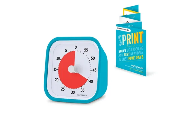 Time Timer Mod Visuelt Ur Med Alarm - Sprint Udgaven