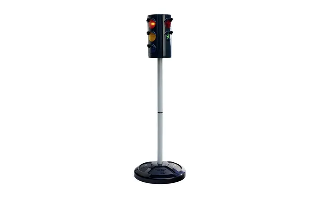 Trafiklys I Plast M. Led Lys - H 71 Cm