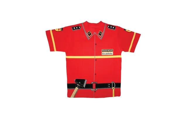 Udklædning Brandmand T-shirt - 3-5 År