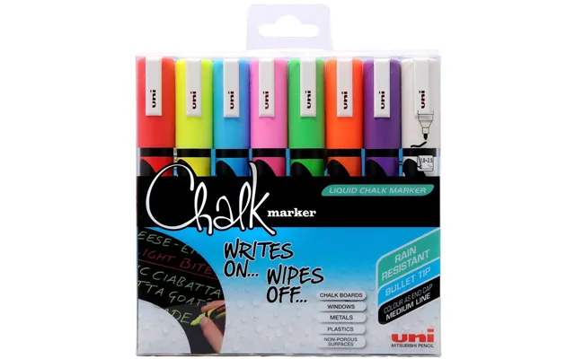 Uni Chalkmarker Pwe-5m Normal 8 Stk.