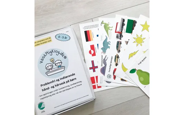 Vask Mig Klog Læringsark Til Hånd Og Hårvask - For 0-5 Årige