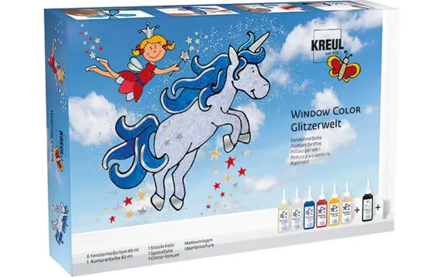 Vinduesmaling Glitter - Kreul