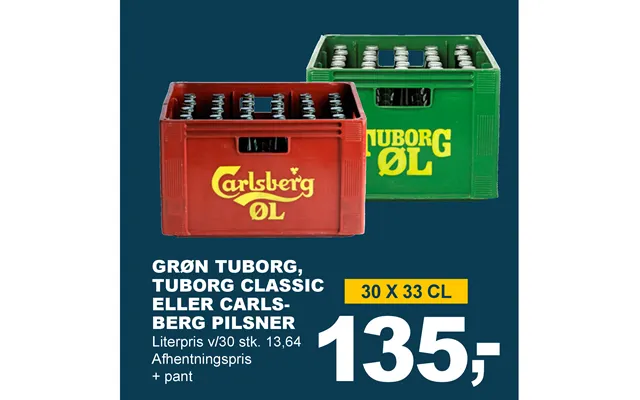Green tuborg, tuborg classic or carlsberg lager product image
