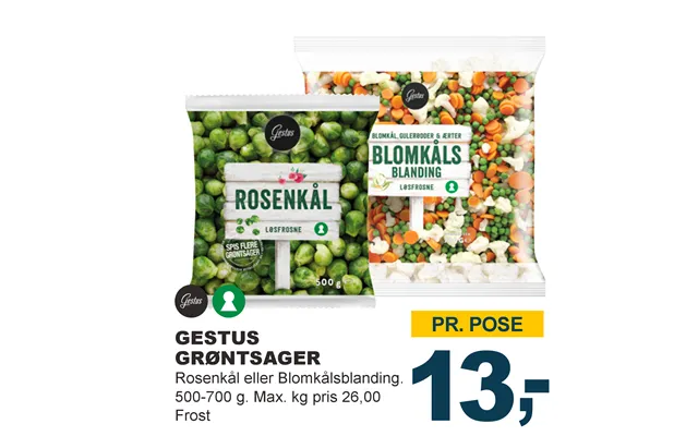 Gesture vegetables product image