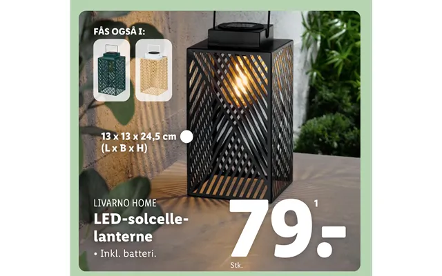 Part solcellelanterne product image