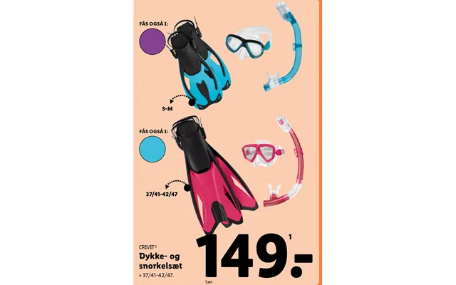Dykke- Og Snorkelsæt product image