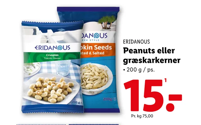 Peanuts Eller Græskarkerner product image