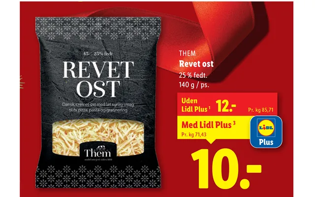 Grated cheese product image