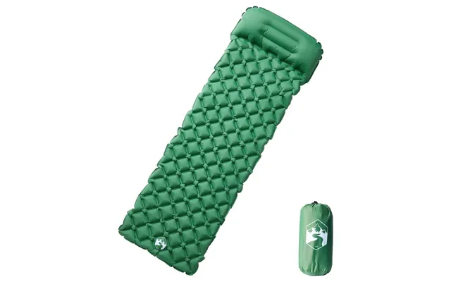 1-personers Campingmadras With Pillow Inflatable Green product image
