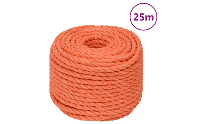 Arbejdsreb 16 Mm 25 M Polypropylen Orange