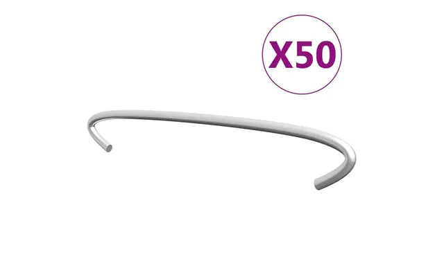 Gabionkroge 50 Stk. Galvaniseret Stål 15 Cm