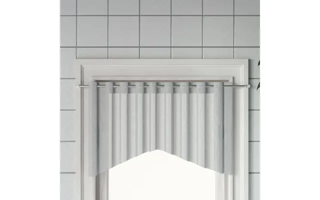 Gardinstænger 2 Stk. 90-130 Cm Aluminium Hvid Og Sølvfarvet