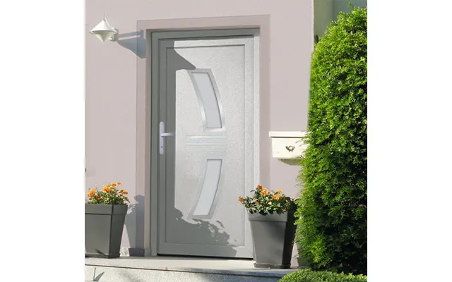 Hoveddør 108x200 Cm Pvc Hvid