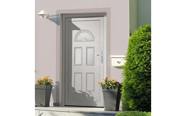 Hoveddør 110x210 Cm Pvc Hvid